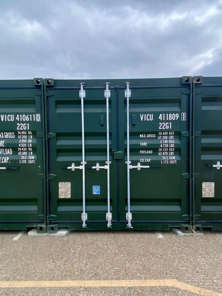Secure container storage in Newhaven