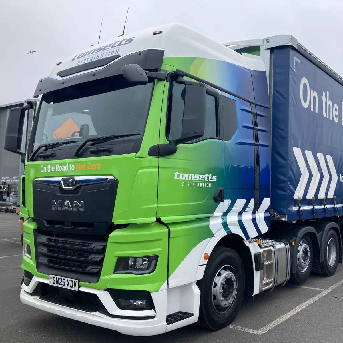international trade week with tomsetts net zero truck featured