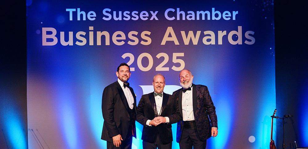 Entrepreneur of the Year Award 2025 Sussex Chamber Andrew Tucknott